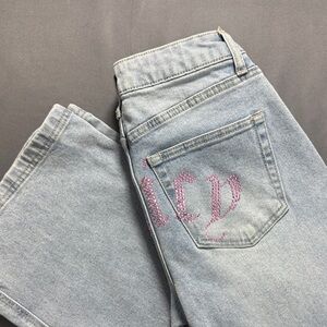 Juicy Couture Light Blue Wide Leg Jeans 5/27